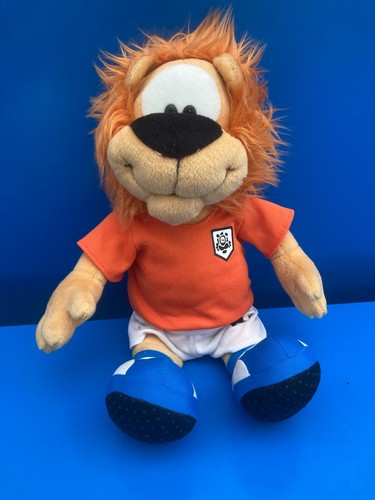 Peluche lion mascotte loeki - lion,