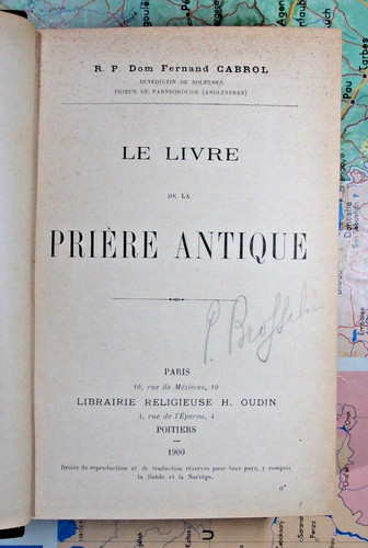 Dom cabrol livre de la - livre,