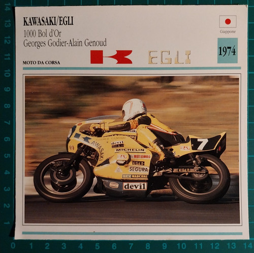 Photo moto kawasaki egli 1000 - egli,