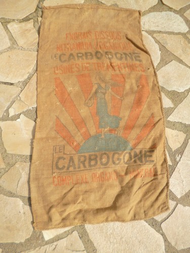 Ancien sac toile jute - sac, en