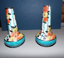  Paire de  vases  Art nouveau / Art Déco Limoges France  signés