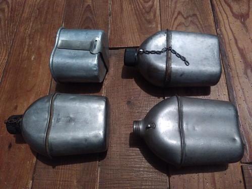 Lot gourdes quart - gourdes, ww2