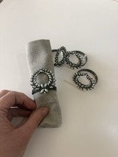 Lot de 4 ronds de serviettes