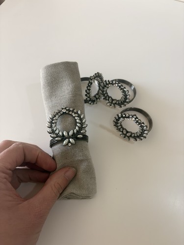 Lot ronds de serviettes - 4,