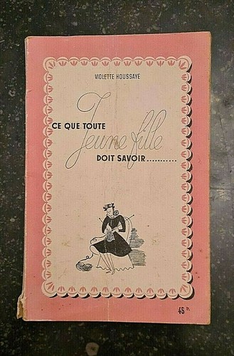 Livre que toute jeune - ce,