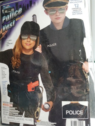 Police vest costume child up - costume,