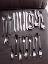 Jean Luce Partie de Ménagère 22 Pièces Couverts Acier Inoxydable Années 60