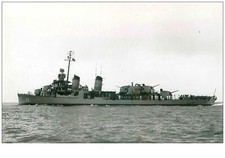 BATEAUX.n°18581.LOT DE 5 CP PHOTO.PHOTO CASAU.DESTROYER LEPANTO.ESPAGNE