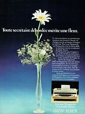  Publicité Advertising 0222  1977  Rank Xerox la machine à écrire Marguerite