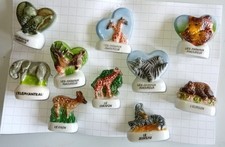 serie complete  de 10 feves les animaux amoureux 2007 alcara