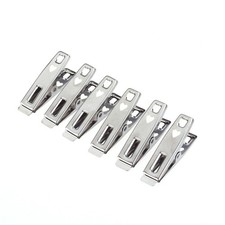 40 Pcs Pinces À Linge Inox