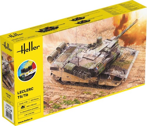 Heller char leclerc kit - char,