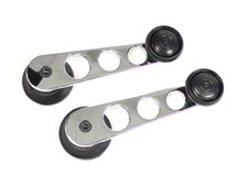 2 VW Bus T2 T3 BULLI 2 Chromes De Fenêtre Noirs Perforés Multivan Caravelle