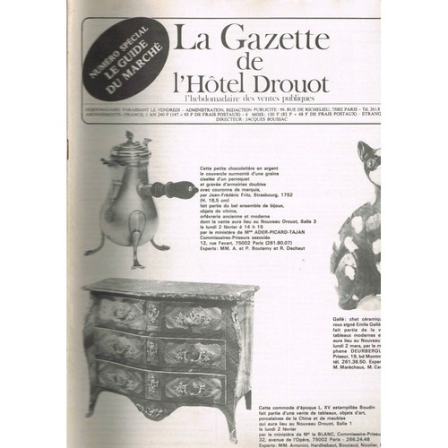 Gazette hôtel drouot - de,