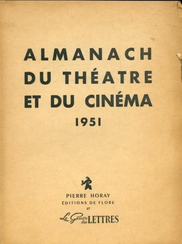 Almanach théâtre du - théâtre,