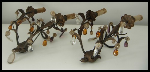 Paire appliques anciennes - d'appliques,