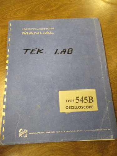 Tektronix type 545b - type,