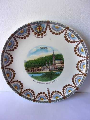 Ancienne assiette digoin - digoin, &