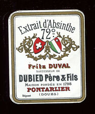 étiquette Absinthe Fritz