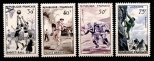 FRANCE - série neuve** 1072/1075 - Basket / Pelote Basque / Rugby / Alpinisme