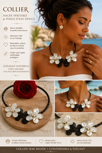 Collier semi rigide en - collier, semi-rigide
