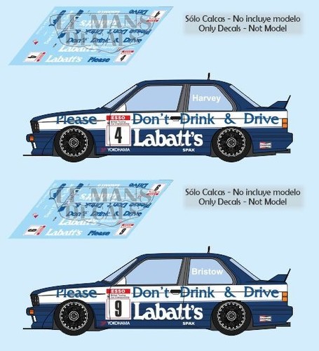 Decals bmw e30 - decals, btcc