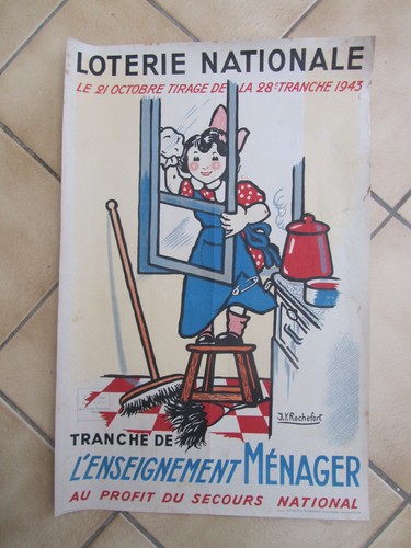 Affiche loterie nationale - affiche,