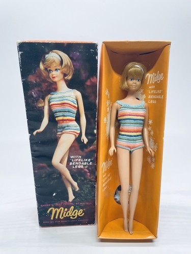 Vintage barbie 1964 midge - barbie,