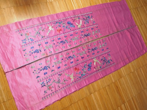 Soie brodé broderie chinois - soie,