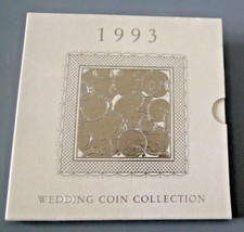 Coffret 8 Pièces non circulées mariage 1993 de Royal Mint Royaume Uni