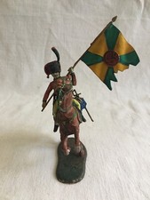 Figurines métal MSHP:  cavalier porte-drapeau Empire, Napoléon
