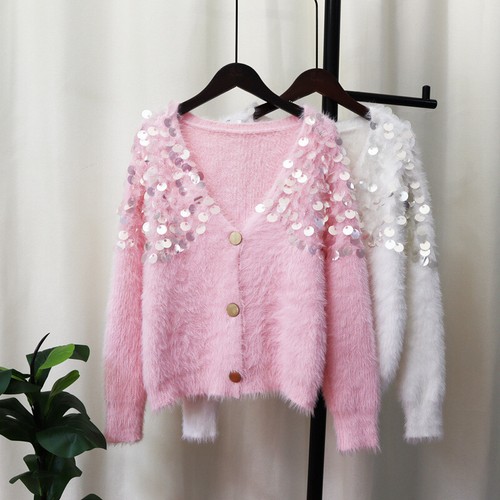 Femmes sequin fausse fourrure - femmes,