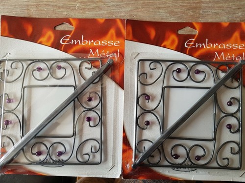 Embrasses rideaux carrées - 2,