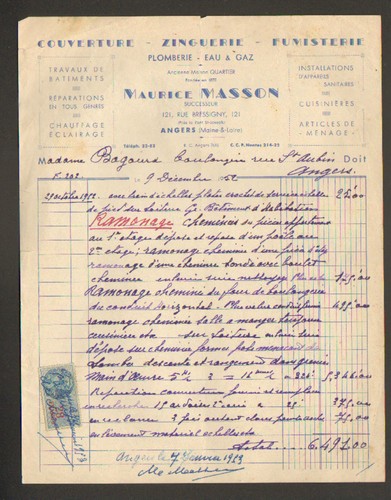 Angers couverture - angers,