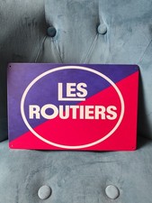 Plaque métal publicité