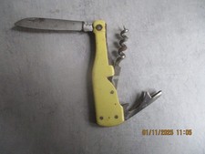 TIRE BOUCHON COUTEAU BOUTEILLE CHAMPAGNE KNIFE BOTTLE CORKSCREW DECAPSULEUR