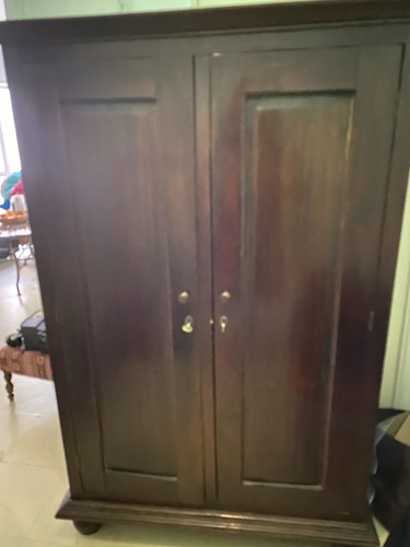 Armoire teck penderie - armoire,