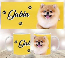 Mug chien Spitz personnalisé