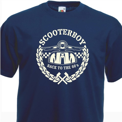 Shirt scooterboy back to - scooterboy,