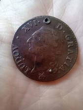 Lire Descriptif Louis XVI 1791 B Bronze Rouen Pièce Monnaie Roi