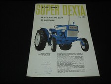 DEPLIANT TECHNIQUE D EPOQUE TRACTEUR FORD 3000 SUPER DEXTA