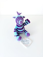 Peluche/Doudou Florrie Bleu Rayé Violet/Mauve 23cm Fimbles - Fisher Price 2002