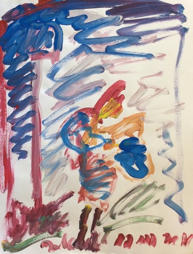 Art brut signature illisible - art,