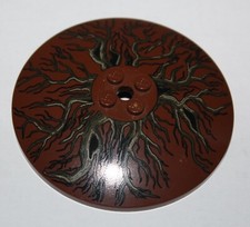 Lego Round Brown Dish 8x8