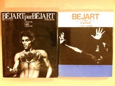 LOT 2 LIVRES RARES / BEJART PAR BEJART + BEJART AU TRAVAIL / EDITION JAPON / TBE