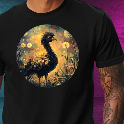 Mens dodo bird and dandelion - dodo,
