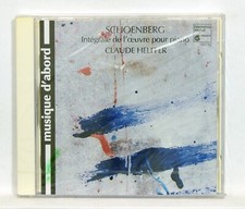 CLAUDE HELFFER - SCHOENBERG complete piano works HARMONIA MUNDI CD STILL SEALED