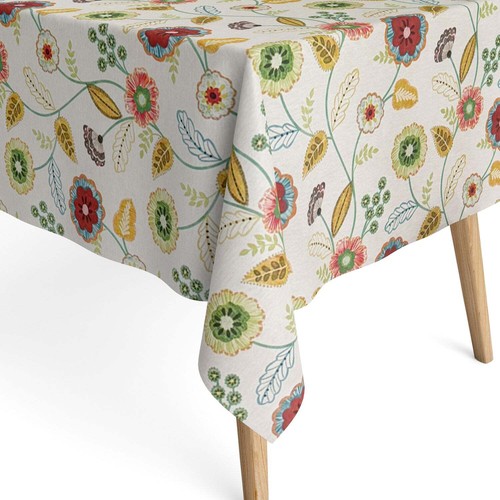 Nappe jacquard coton enduit - nappe,