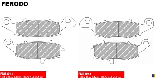 Plaquettes ferodo frein - plaquettes, de