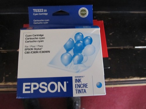 Sealed epson to32220 cyan ink - cyan,
